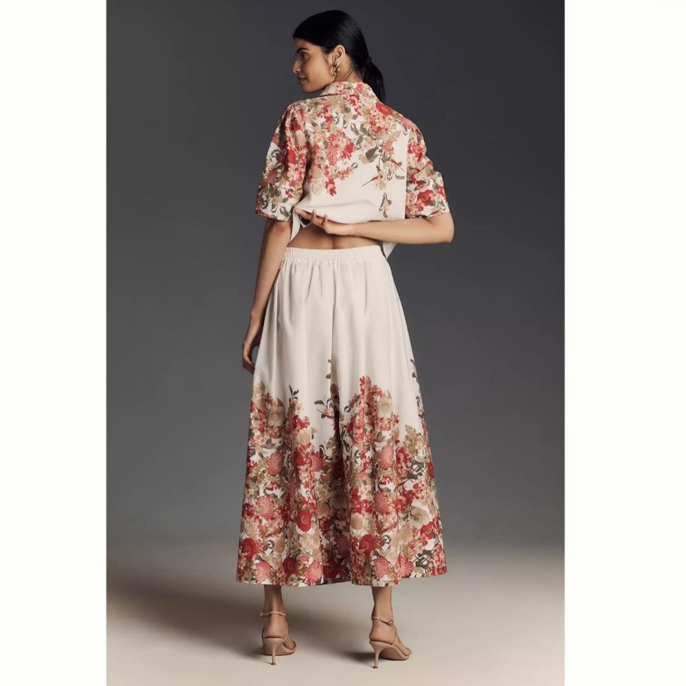 Anthropologie Maeve Pull-On Circle Skirt - Picture 3 of 4